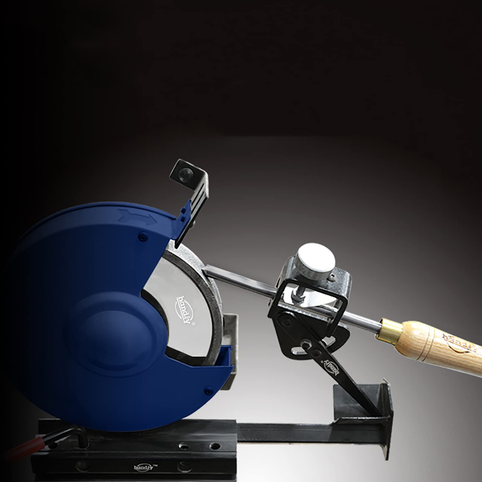 Toplionace Meule CBN de Diamètre 200mm, Meule électrolytique en Nitrure de Bore Cubique Affûteuse Rotative en Bois Hss Meule pour Outil de Tournage (380 Mailles)