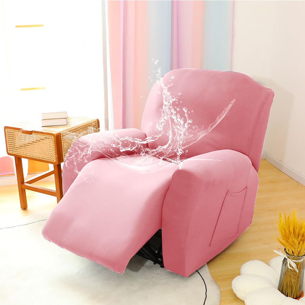 Housse de fauteuil inclinable extensible lavable pour protection canapé 3 places