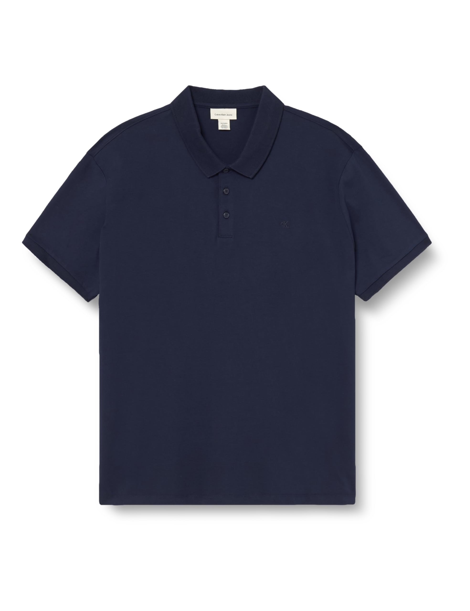 Erkek SS Classic Monogram Polo Tişört Dark Sapphire 2XL
