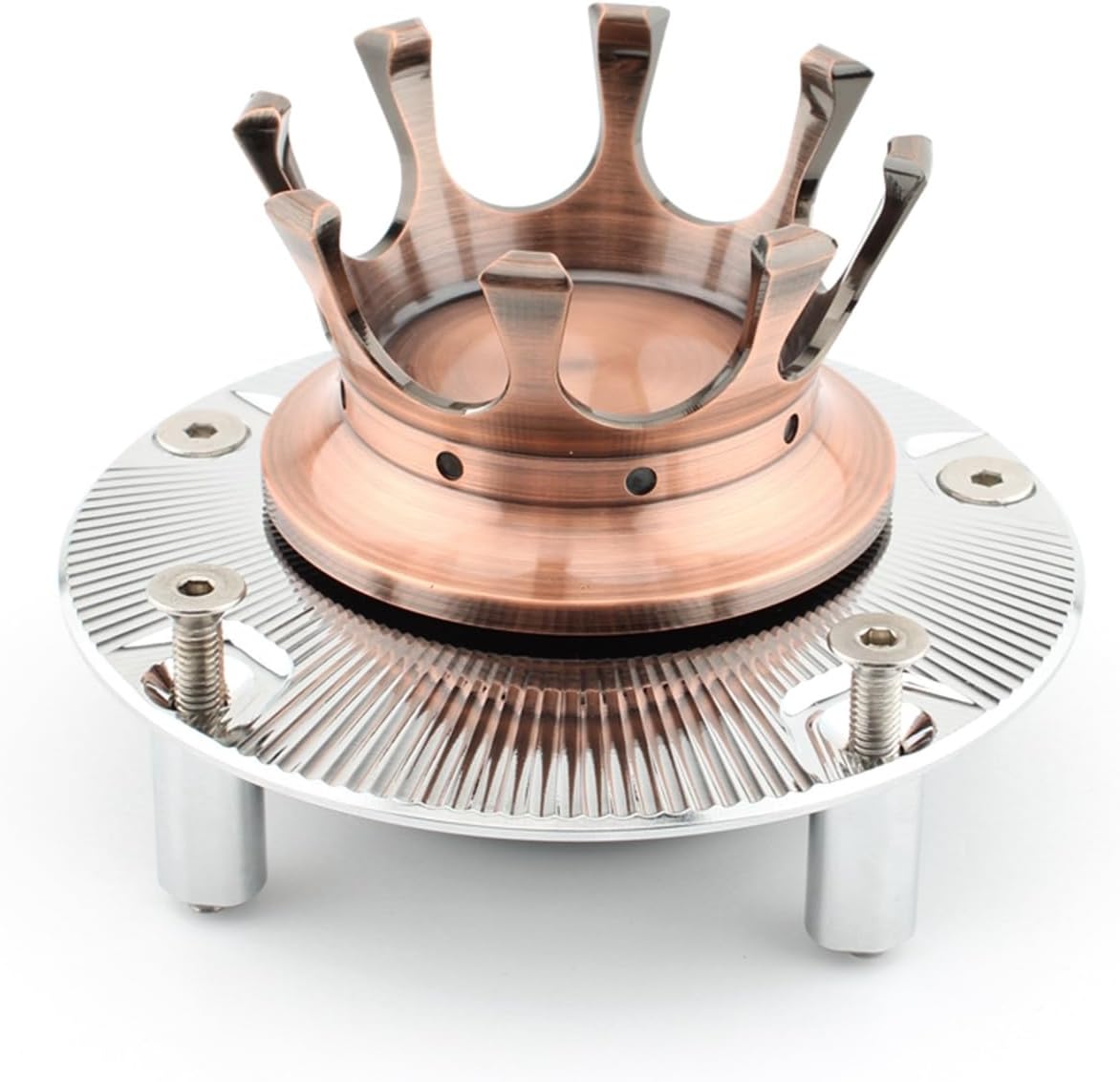 Gas Caps for Motorcycle Crown Style Fuel Tank Cap Aluminum Fit For Harley X350 1× Copper