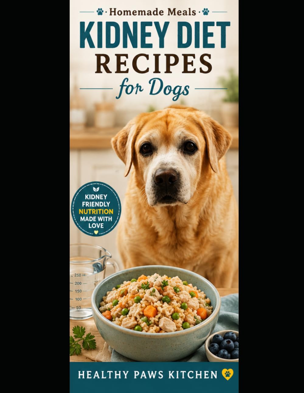 Kidney Diet Recipes for Dogs: Gentle Homemade Meals for Renal Support, Hydration & Healthy Aging (Healthy Paws Kitchen)