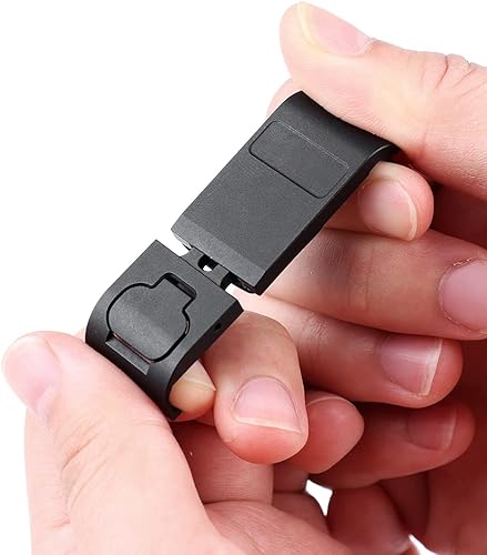 Miniatura 4 de Puerta lateral de repuesto para GoPro HERO13/HERO12/,HERO11/HERO10 aleación de aluminio extraíble cubierta de la caja de la batería protectora tipo