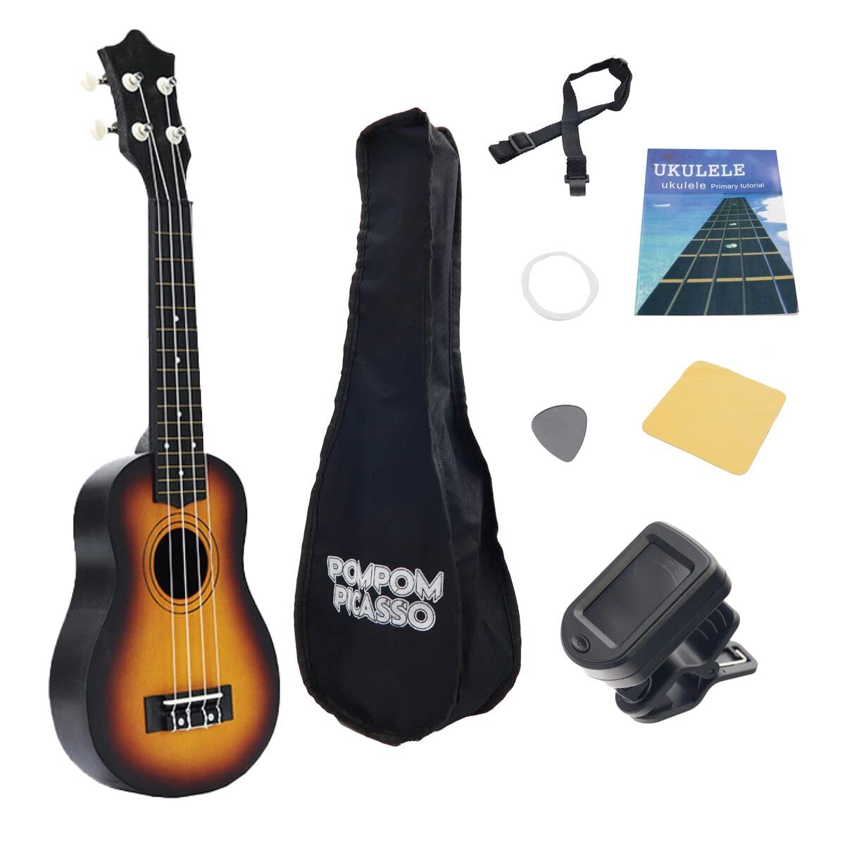 Amazon.co.jp: ウクレレ 初心者 セット UKULELE-SOPRANO 小さな 