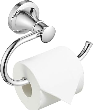 BESy Polished Chrome Toilet Tissue Paper Holder Polished Chrome Bathroom Accessories Toilet roll Paper Hanger, Wall Mounted, Rustproof