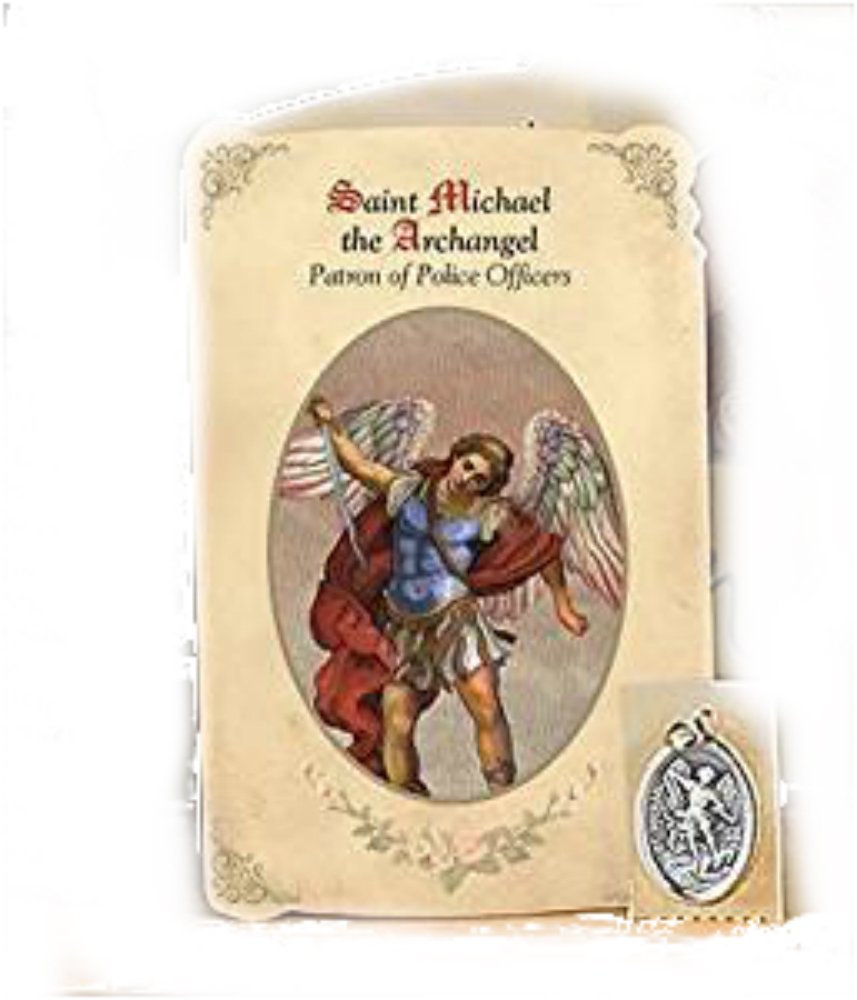 Wallet Size Religious Card St. Michael The Archangel Holy Card With ...