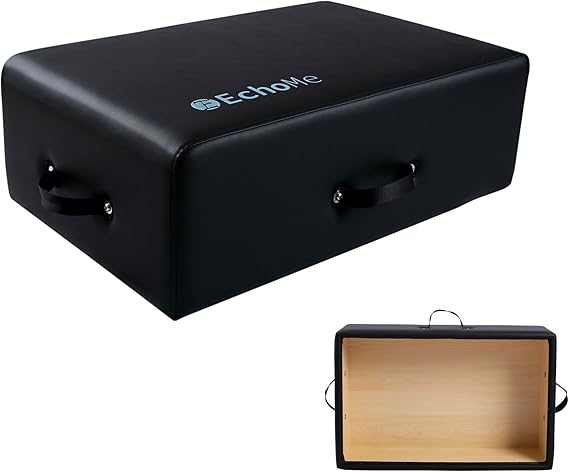 Pilates Sitting Box for Pilates Reformer by EchoMe, Box Pilates Reformer for Home Gym,Professional Studio Use,and Strength Exercises,Pilates Reformer Accessory for Pilates Exercises
