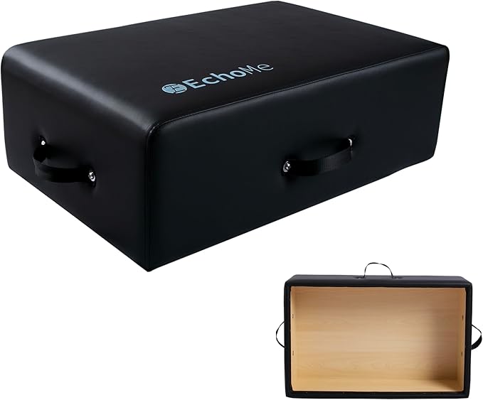 Pilates Sitting Box for Pilates Reformer by EchoMe, Box Pilates Reformer for Home Gym,Professional Studio Use,and Strength Exercises,Pilates Reformer Accessory for Pilates Exercises