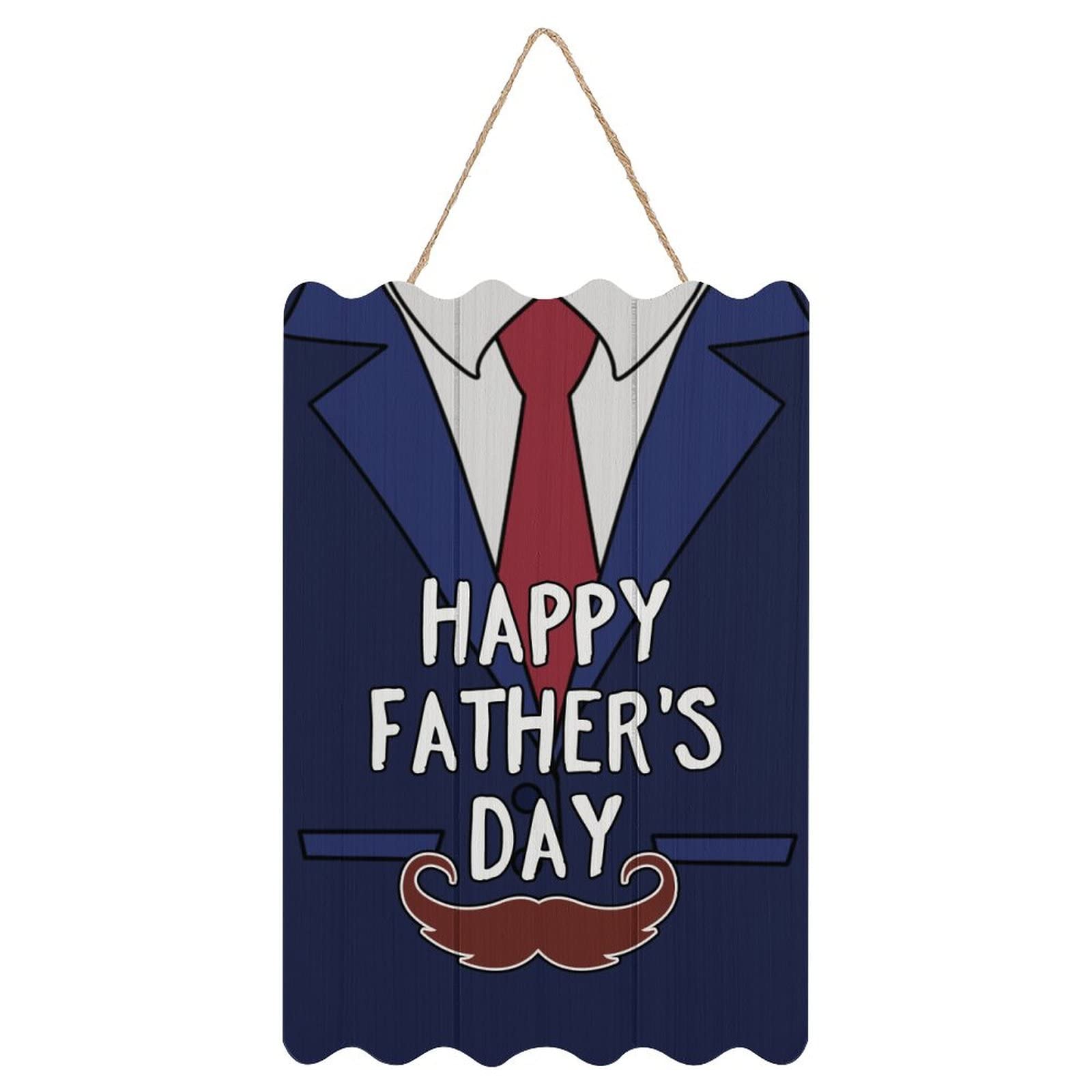 Wooden Sign Professional Uniform for Dad Happy Father's Day Rustic Wood Sign Plaque Personalized for Papa Wall Hanging Front Porch Door Wall Personalized Wood Sign 8x12 in