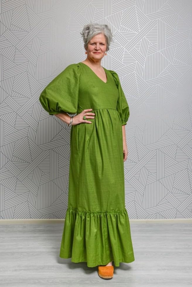 Emporia Patterns Paper Sewing Pattern Penelope Dress 6 to 30