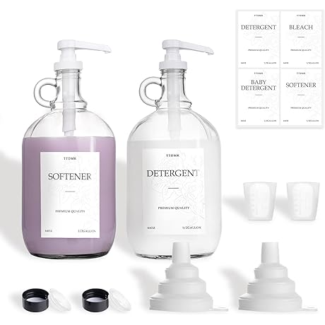 Glass Laundry Detergent Dispenser