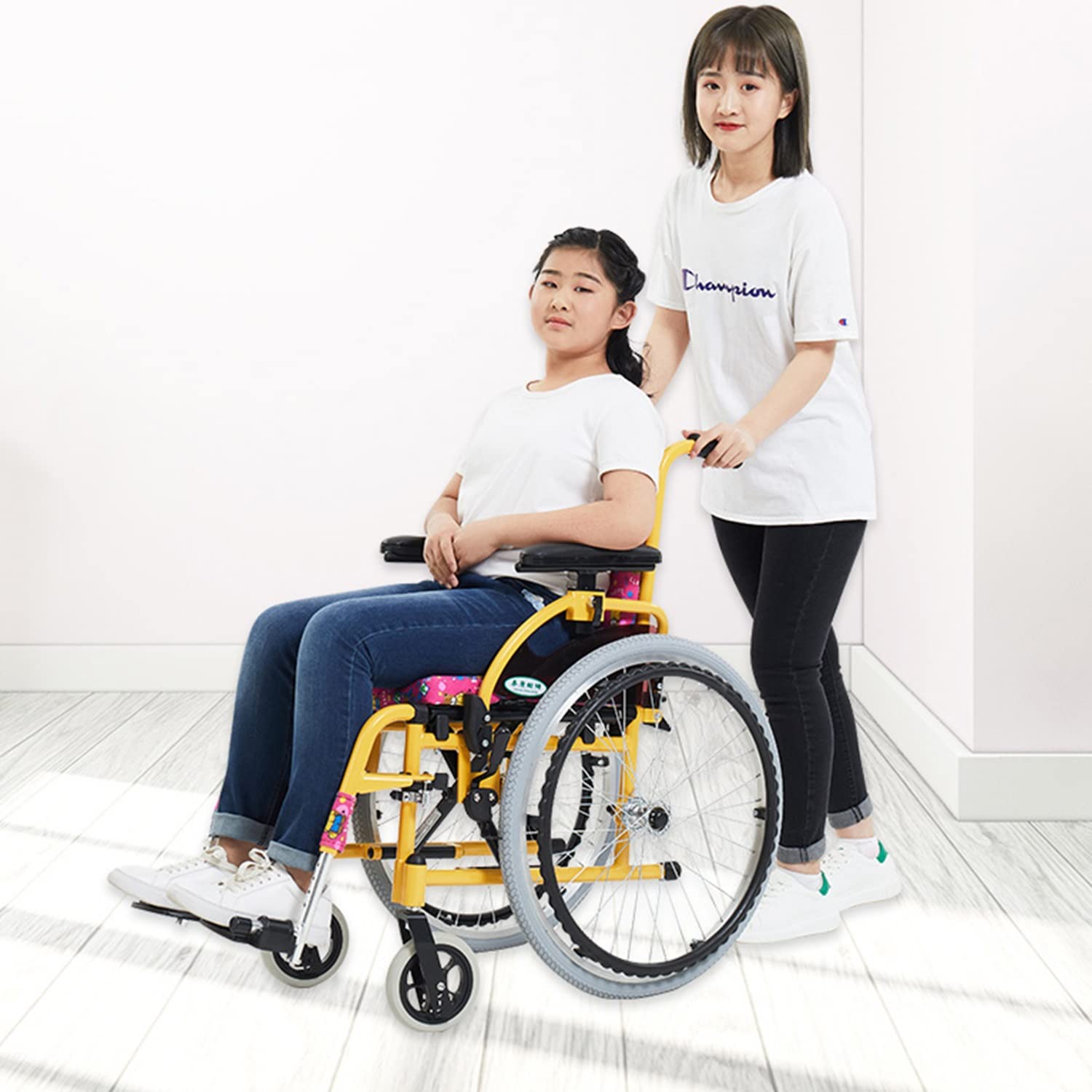 Silla de Ruedas Pediátrica Plegable Ligera - Ideal Silla de Ruedas Médica Infantil para Niños
