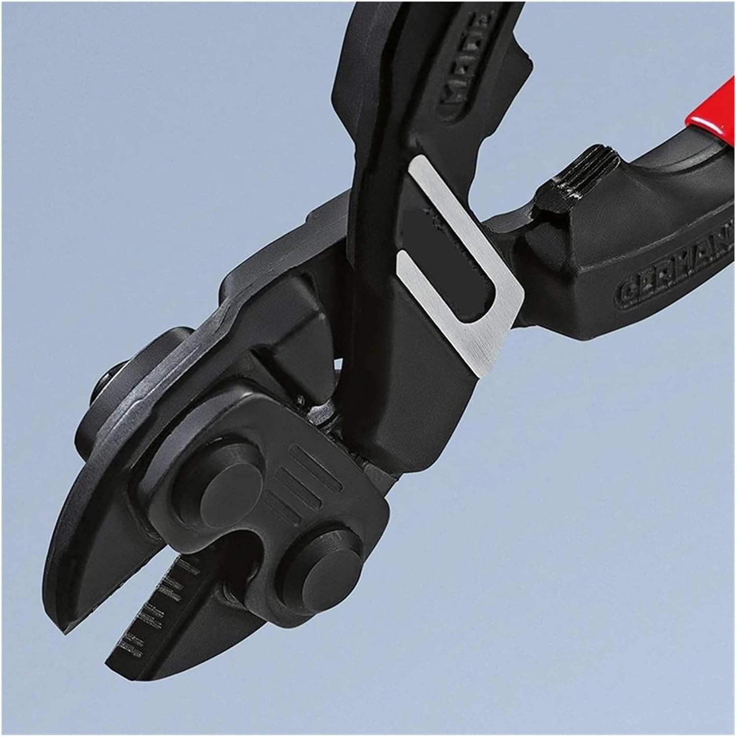 8インチのコンパクトなボルトカッター、ノッチ付きブレード、高レバレッジのクロムバナジウムヘビーデューティースチールカッター 使いやす