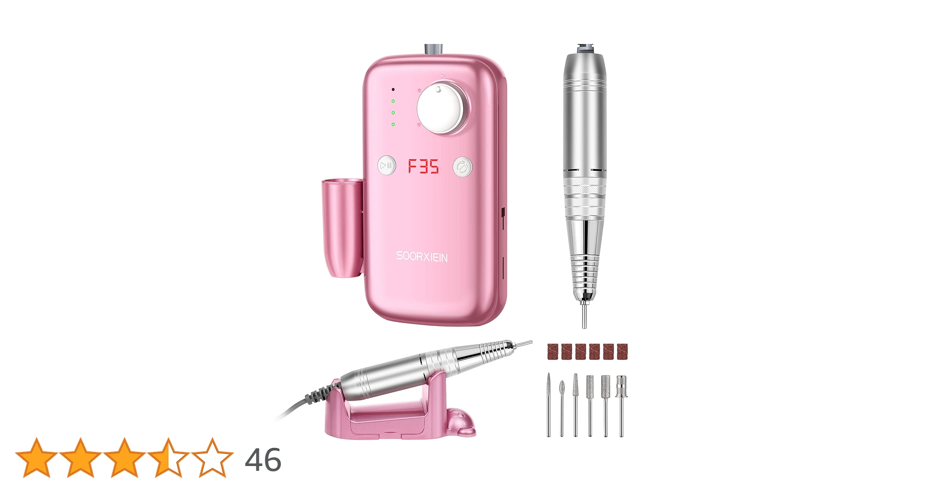 Amazon.co.jp: 電動ネイルマシン 充電式 35000 rpm ジェルネイル