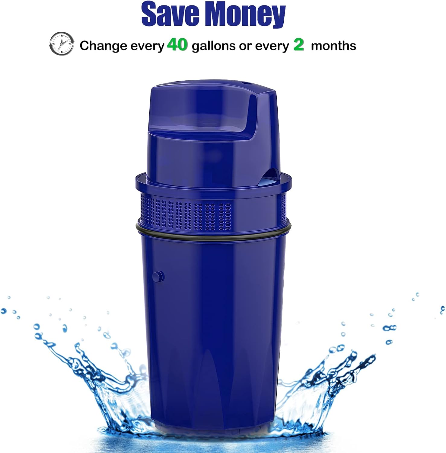 4-Pack PPF900Z Pitcher Filter With 1 Additional Micro-Filtration Filter Replacement for All PUR®, PUR® PLUS Pitchers & Dispensers Filtration Systems, CRF-950Z, PPF951K, NSF Certified, Blue