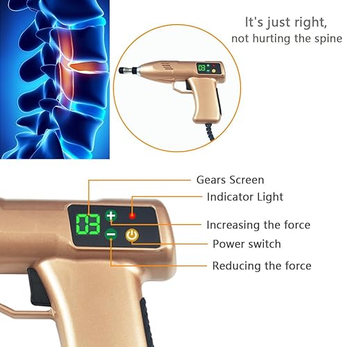 Miniatura 3 de Masajeador quiropráctico eléctrico 780N, masaje de corrección de columna vertebral de 4 niveles, 10 cabezales de masaje multifunción, para ajustar