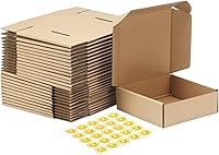 Vista 58 de MEBRUDY Cajas de envío de 12 x 9 x 4 pulgadas, paquete de 20 unidades, pequeñas cajas de cartón corrugado para enviar por correo, embalaje