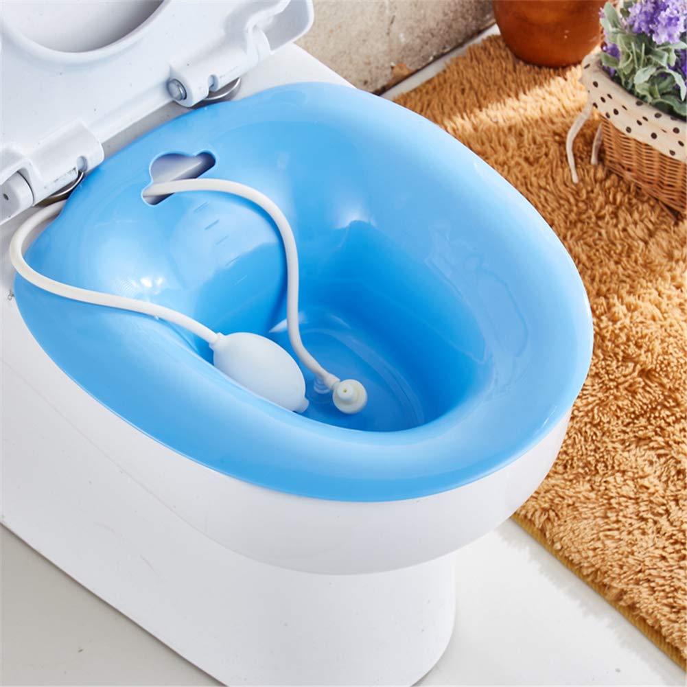 Buy Sitz Bath for Toilet, Sitz Bath Basin With flusher, Portable Bidet