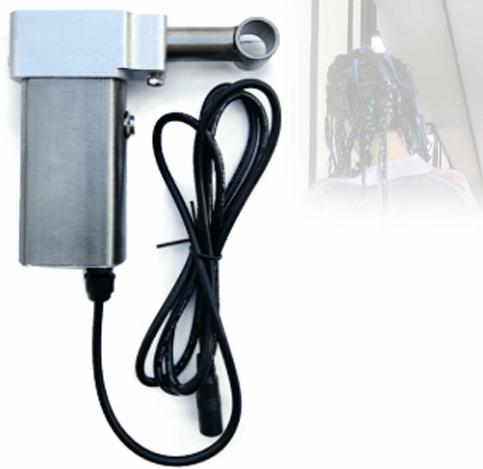 Máquina para hacer trenzas y rastas eléctricas portátil con sistema regulable de 6-16 mm
