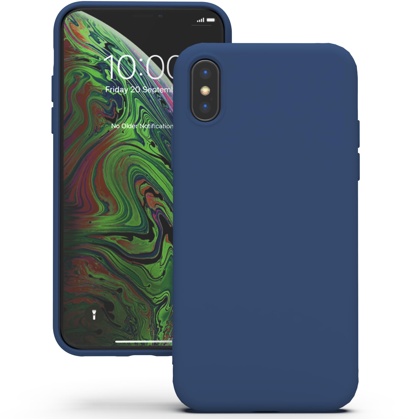 YATWIN Silicone Case for iPhone XR, Soft-Touch, Shockproof, DustProof, Antiskid Full Body Armour Phone Cover for Apple iPhone XR - Dark Green — view 322