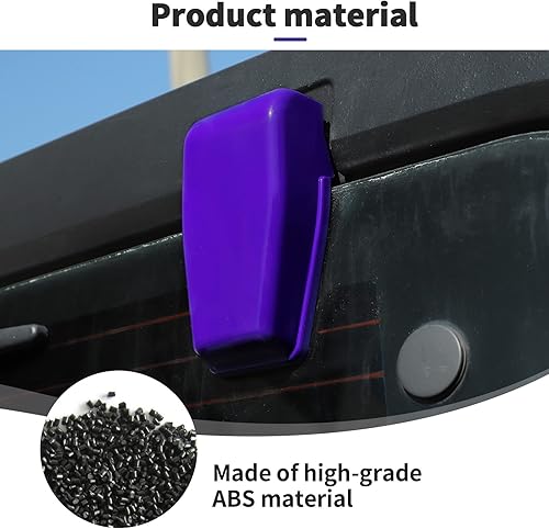 Vista 21 de Voodonala Cubierta de bisagra para puerta trasera derecha e izquierda para Jeep JL 2018-2025 Jeep Wrangler JL JLU Accesorios exteriores, negro