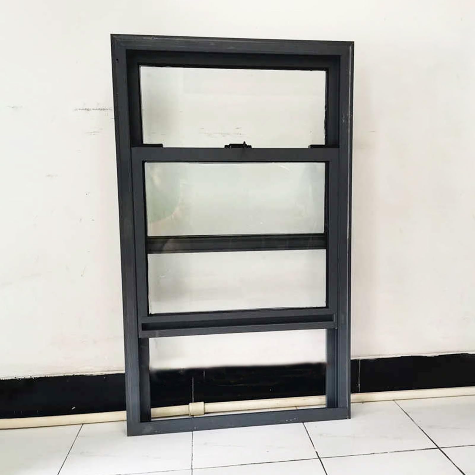 Wymienne okna z ekranami, okna burzowe o szerokości 30 cm do sklepu, restauracji, zewnętrznych i wewnętrznych aluminiowych okien przesuwnych