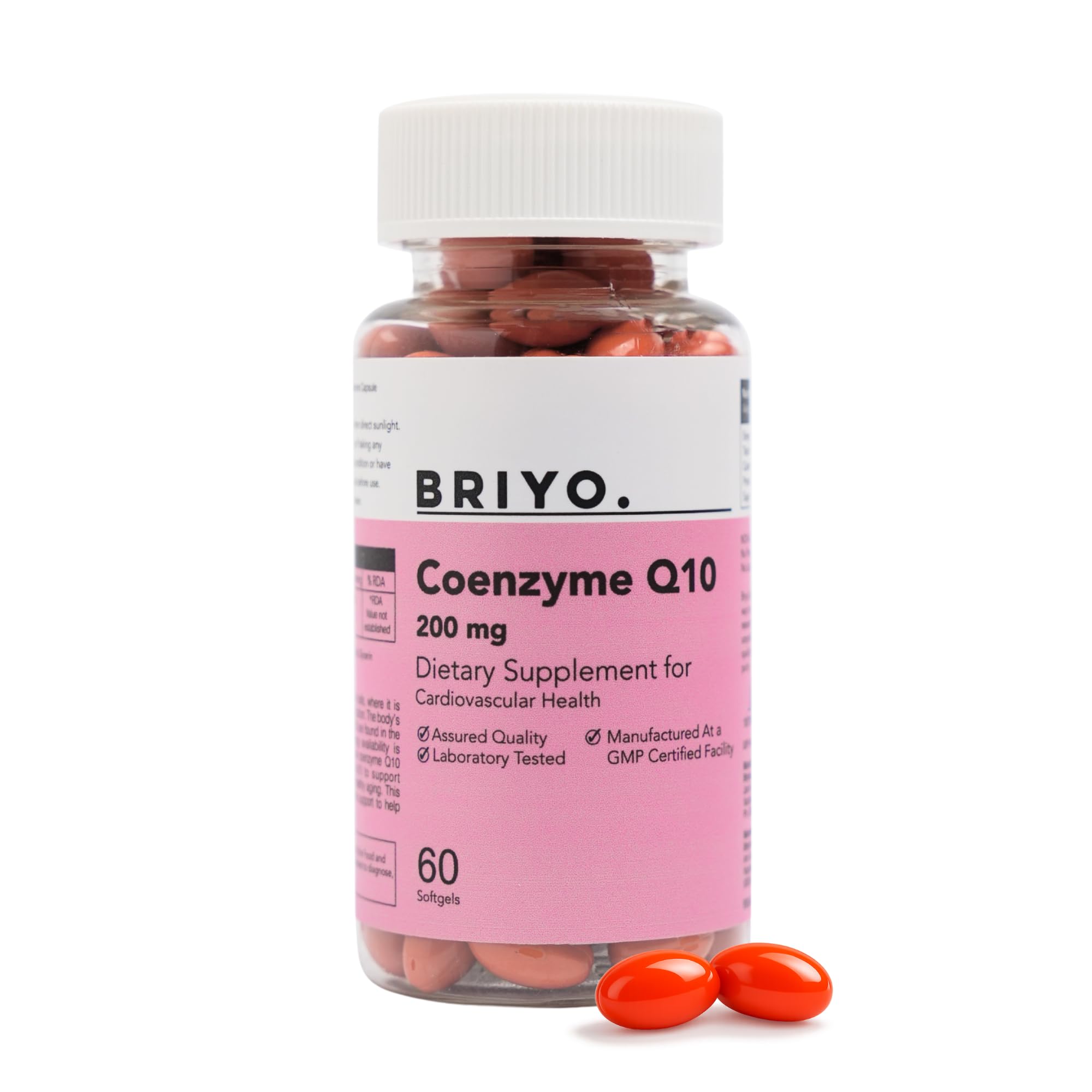 Briyosis Coenzyme Q10(Coq10) 200 Mg-60 Softgels-Formulated To Provide Superior Absorption Antioxidant Heart Health Boost Energy Supplement High Strength Healthy For Men/Women-image-41