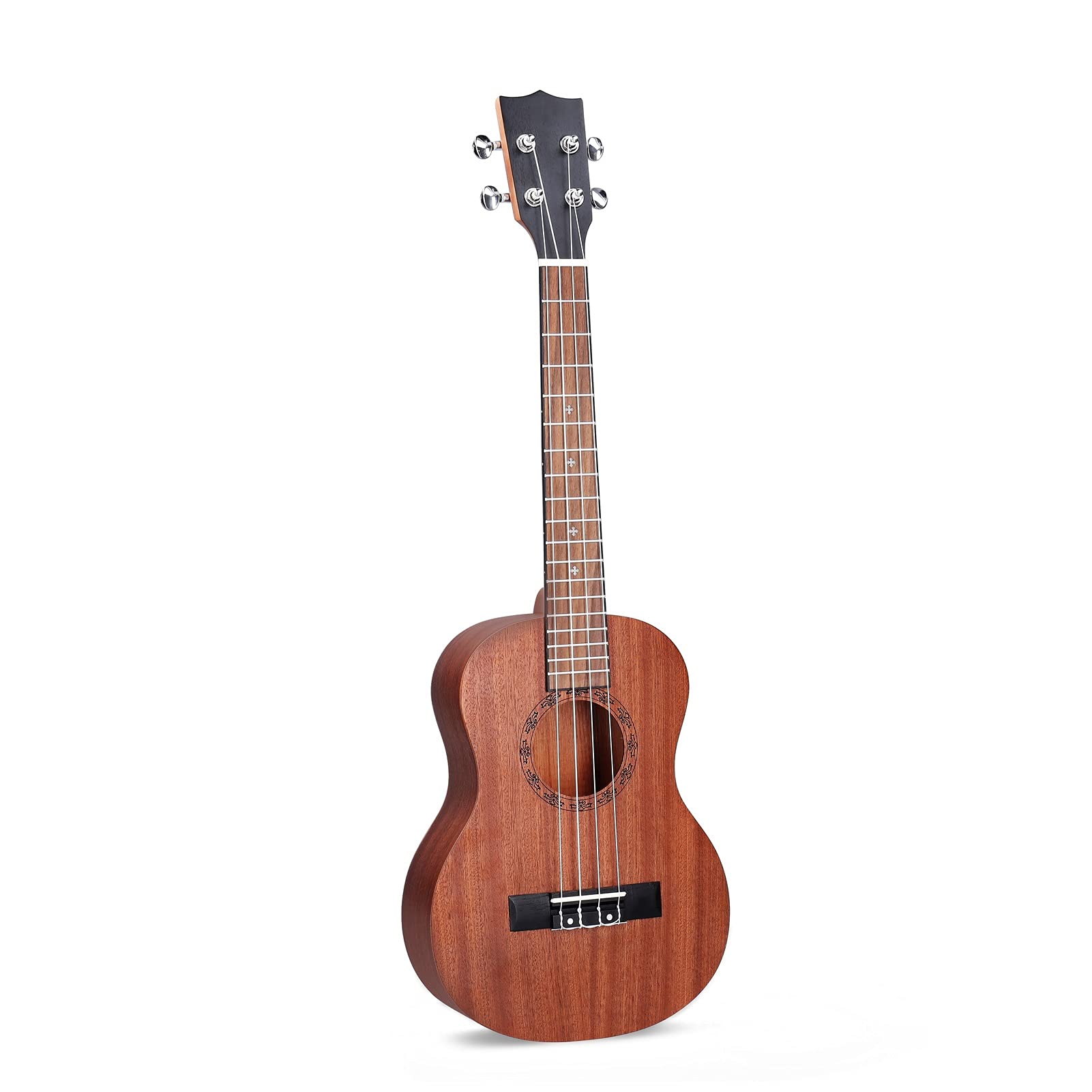 Ukulele 26 Pollici Imitazione Wood Ukulele 4-String Portable Kids Guitar Ukelele Mini Chitars Pick Strumenti A Corda