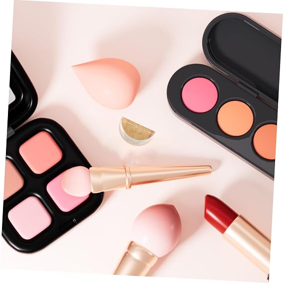 FOMIYES Eye Shadow Pressing Stamper Tool Versatile Makeup Gadget for Compact Blusher and Eyeshadow Application Efficient for Powdered Products Round Design