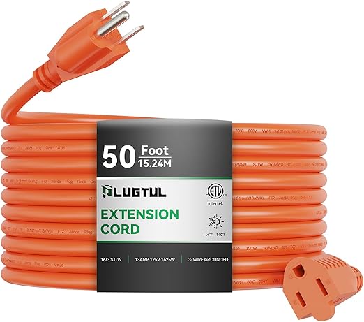 Outdoor Extension Cord 50 FT Waterproof Outdoor Extension Cord 50 FT Waterproof