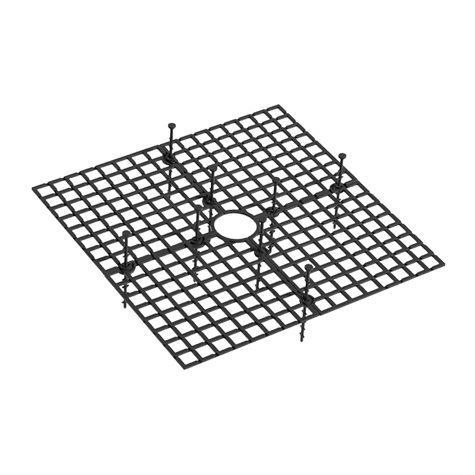 Plant Pot Grid Soil Protector Covers Gardening Outdoor Cuttable Flower Cover Black Sqaure 30cm-image-49