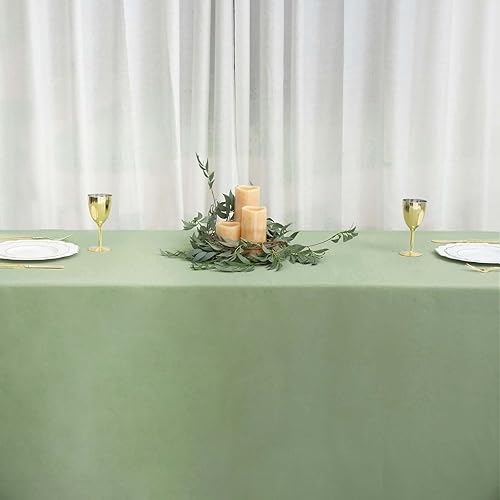 Miniatura 495 de Efavormart - Paquete de 10 manteles redondos, 120 pulgadas, resistentes a las manchas y a las arrugas, lavables, mantel decorativo de tela