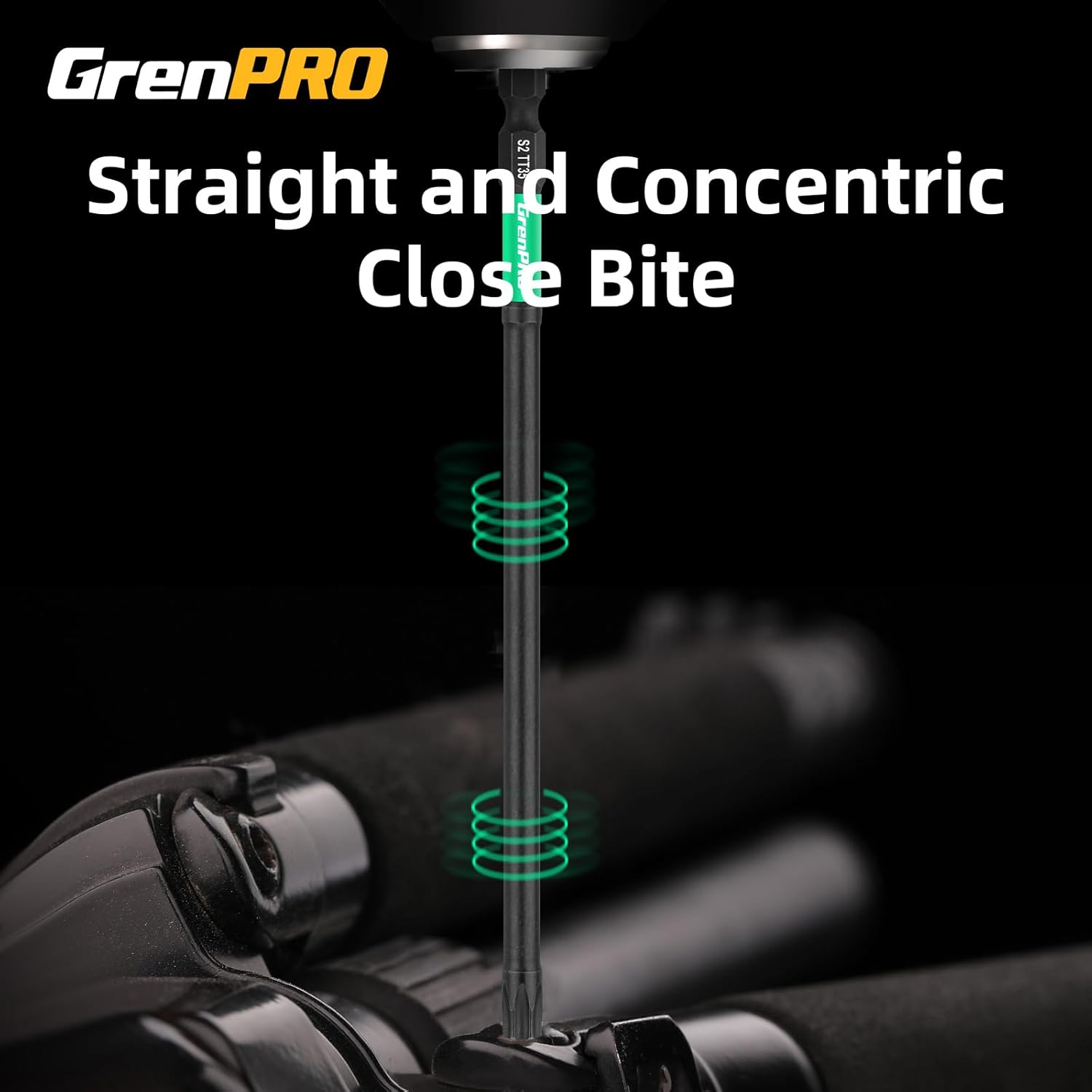 GRENPRO Torx Bit Set 14pc Impact Driver Bit Set, Magnetic Torx Screwdriver Set, 1/4 Torque Security Bits Sets, Tamper Proof t20 t25 t30, 6" Long (t7-t40) Star Screwdriver Bits Sets