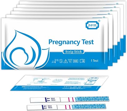 DAVID Pregnancy Test Strips, HCG Urine Test Kit, 10 Count