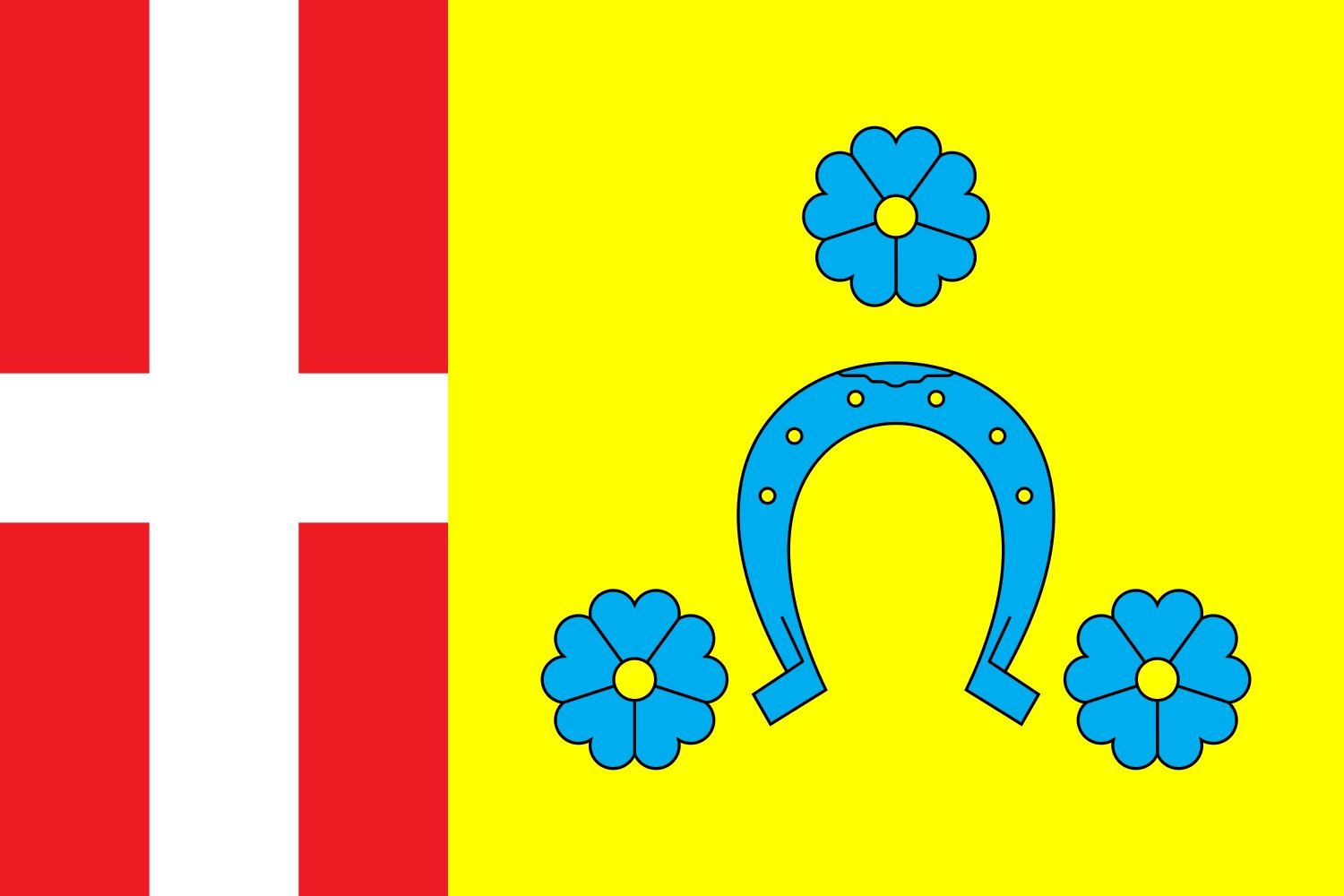 Drapeau Kovel raion d'Ukraine aux finitions haut de gamme