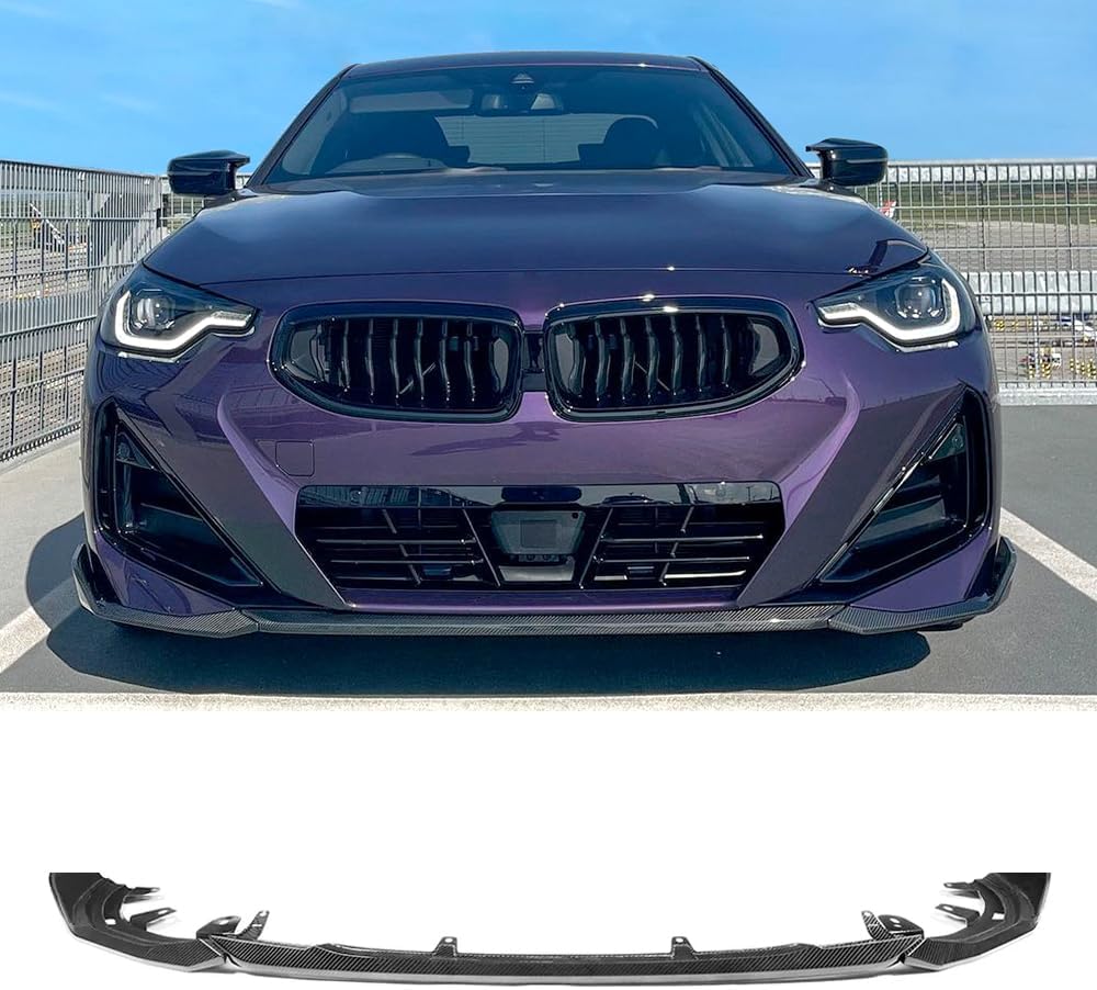 Dry Carbon Fiber Front Bumper Lip For BMW G42 M235i M240i 220i Coupe 2022-2025