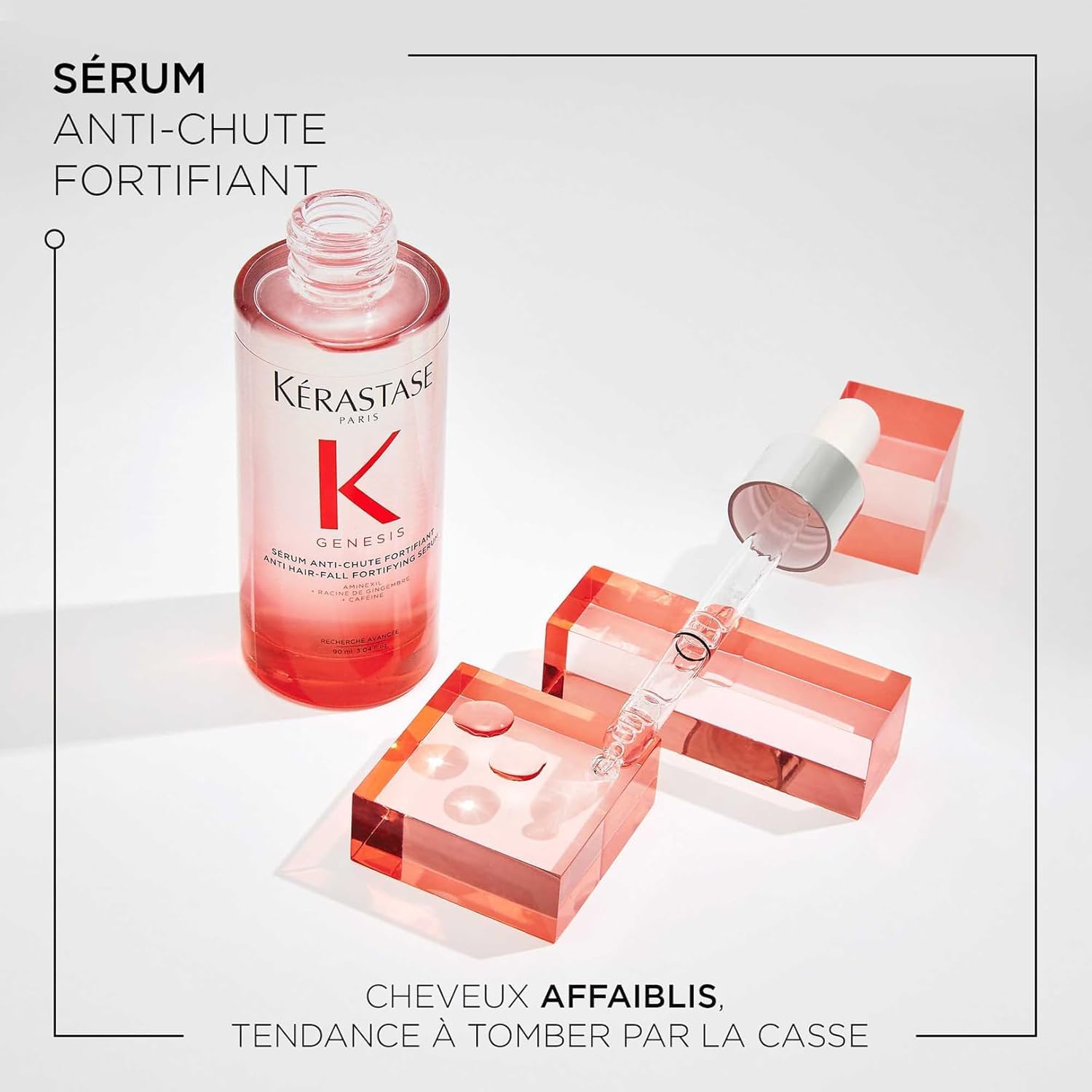KÉRASTASE Genesis - Routine Nourissante & Anti-Casse pour Cheveux Fragiles - Renforce & Réduit la Casse - Aminexil