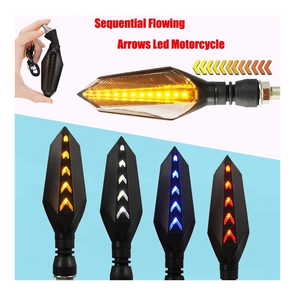 Frecce Per Motociclette LED Indicatori Di Direzione Luci Lampeggianti Sequenziali Luci Di Marcia Indicatori Di Direzione Per Motociclette direzione Lampada