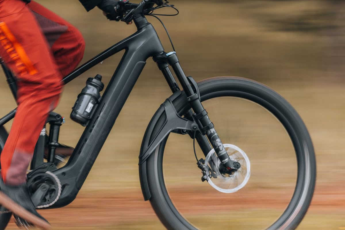 ZEFAL Pack Deflector M65 - Pack de Garde Boue VTT Avant et Arrière - Garde-Boue VTT 26" à 29" - 590 g - Fabriqués en France, Noir