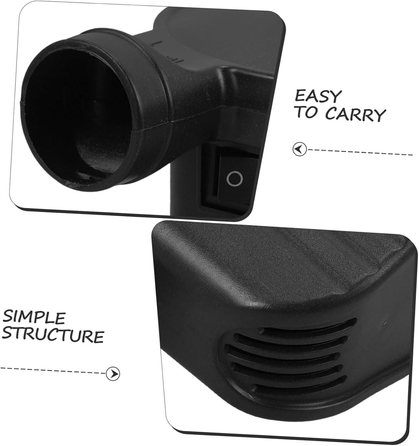 Alipis Electric Air Pump Fast Inflation Deflation for Air Mattress Inflatable Couch Pool Float Portable Inflator Deflator Us Plug