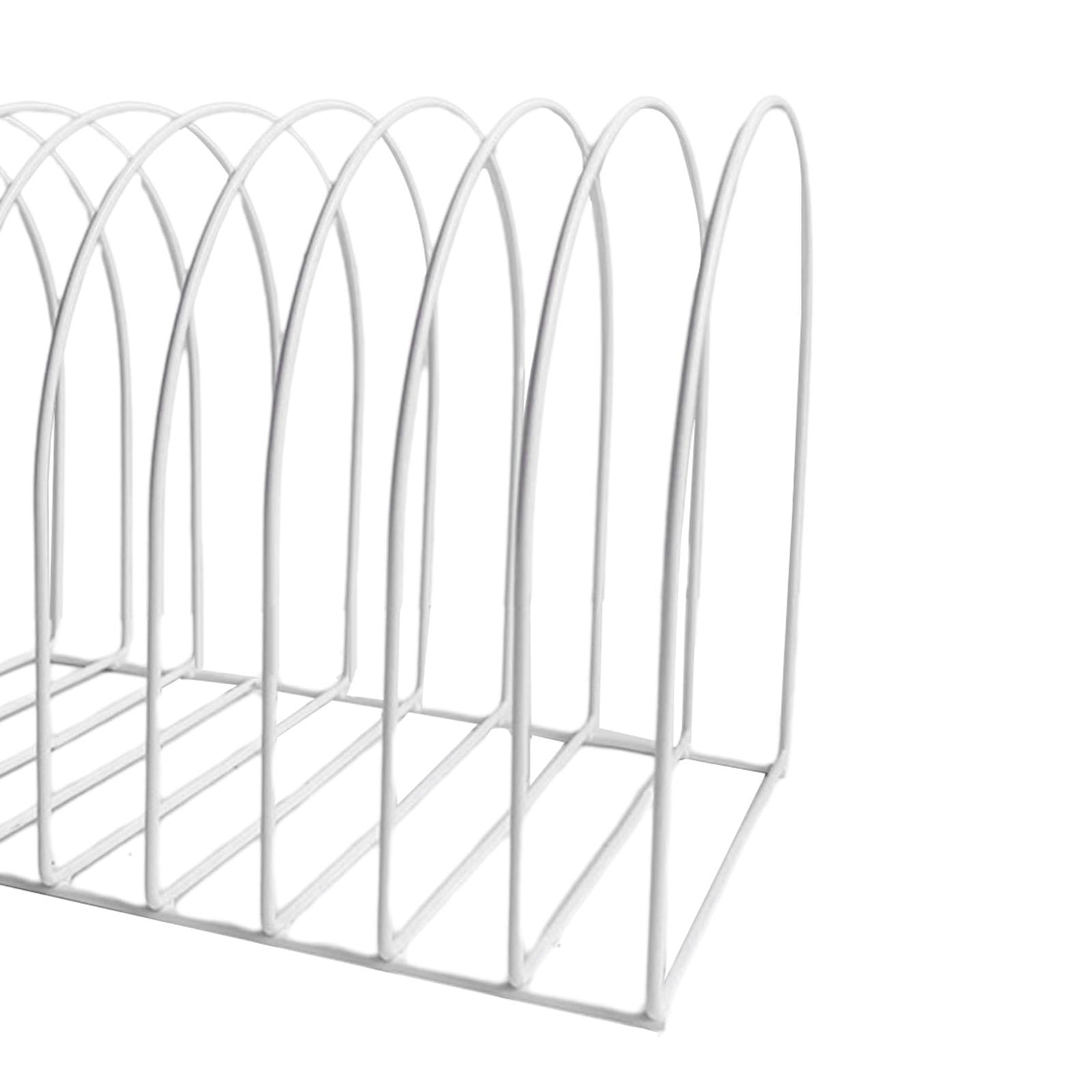 Sharplace Présentoir de chapeaux en laine, support de bonnet de bain, support décoratif de table pour chapeaux, support de rangement pour chapeaux en tricot, 10 grilles blanches