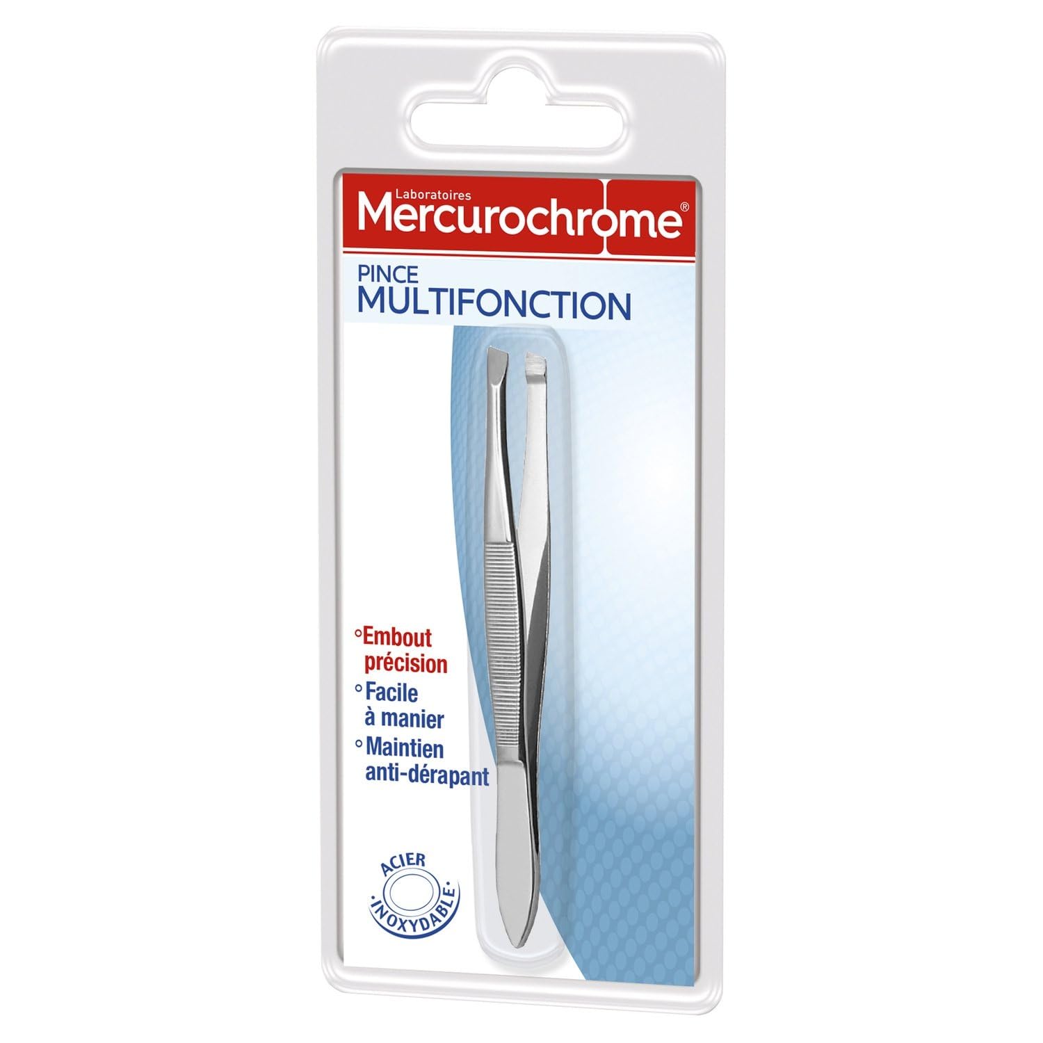 MERCUROCHROME – Pince à Épiler Multifonction Précise et Ergonomique pour un Soin Facile au Quotidien - Le Lot De 3