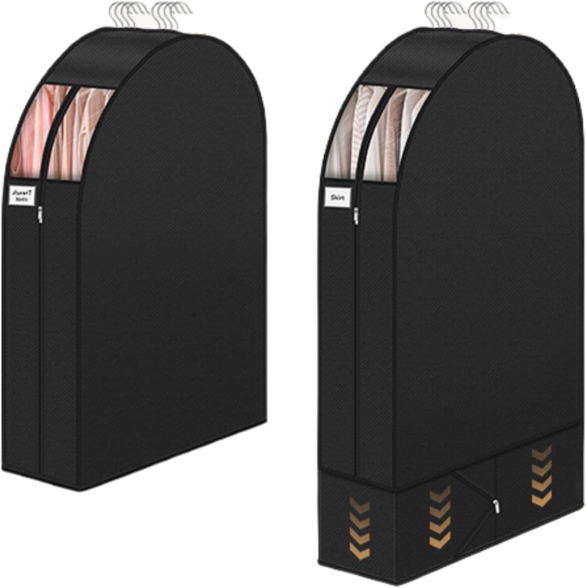 Expandable Garment Bag, 43-54" Dress Bag for Hanging Clothes