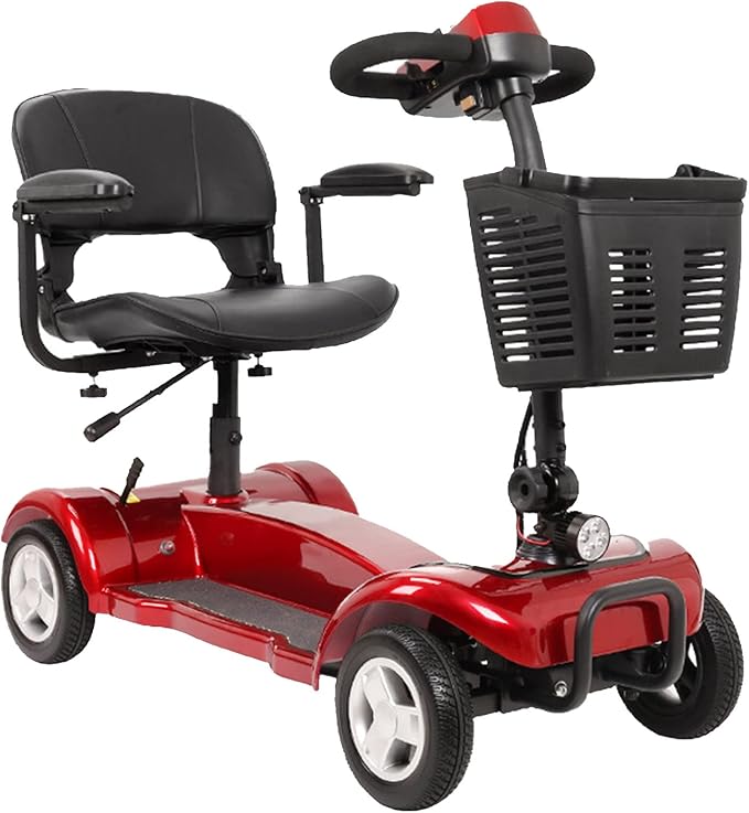 Folding Mobility Scooter Travel for Seniors HeavyDuty Electric