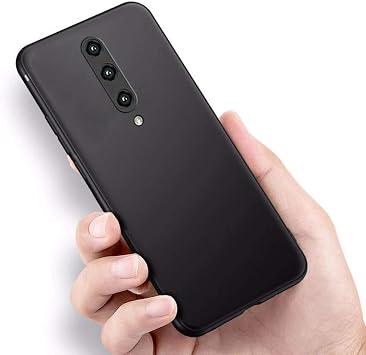 Microcase OnePlus 8 Elektrocase Serisi Kamera Korumalı Silikon Kılıf - Siyah