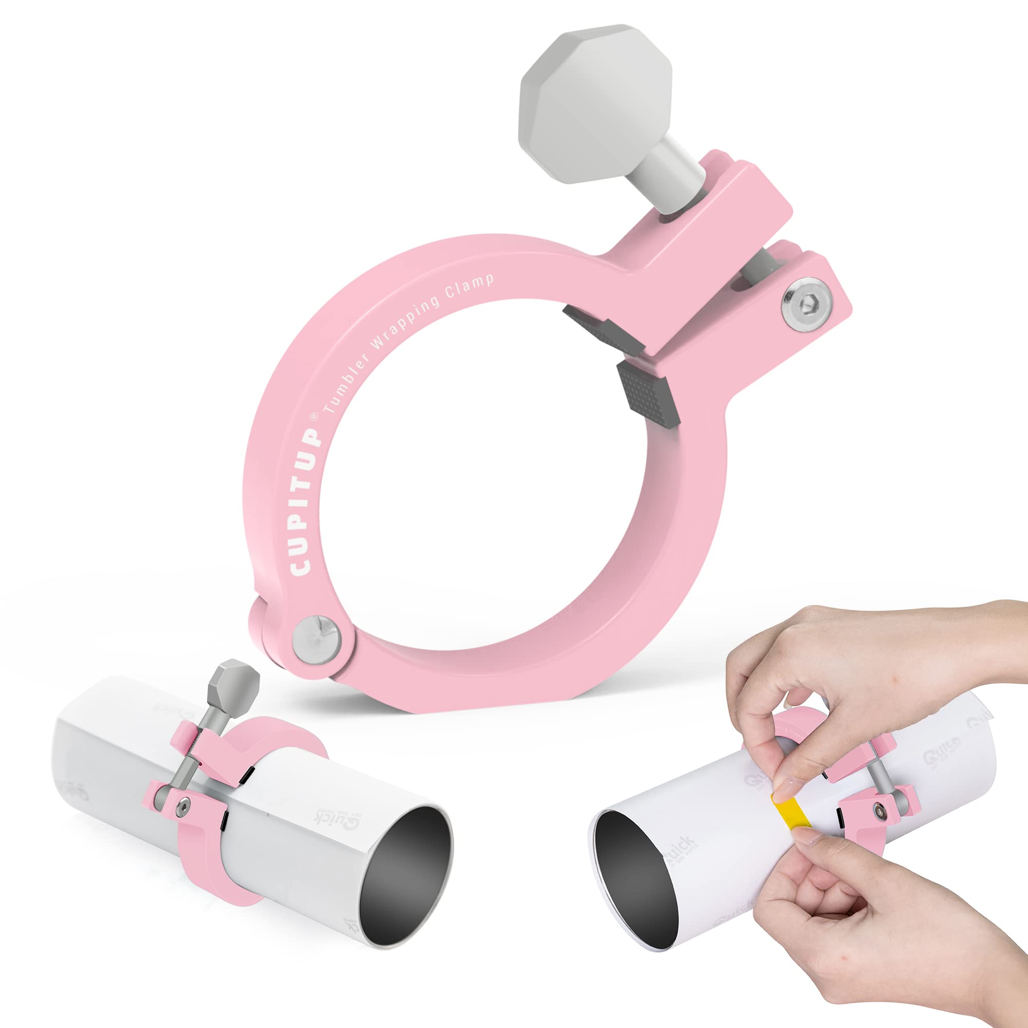 CUPITUP Pinch Perfect Tumbler Clamp for Sublimation Tumbler 20oz Blank, Pinch Perfect Clamp 20oz Tumbler Sublimation Tool, Sublimation Tumbler Pinch Tool with Wing Nut Tightening