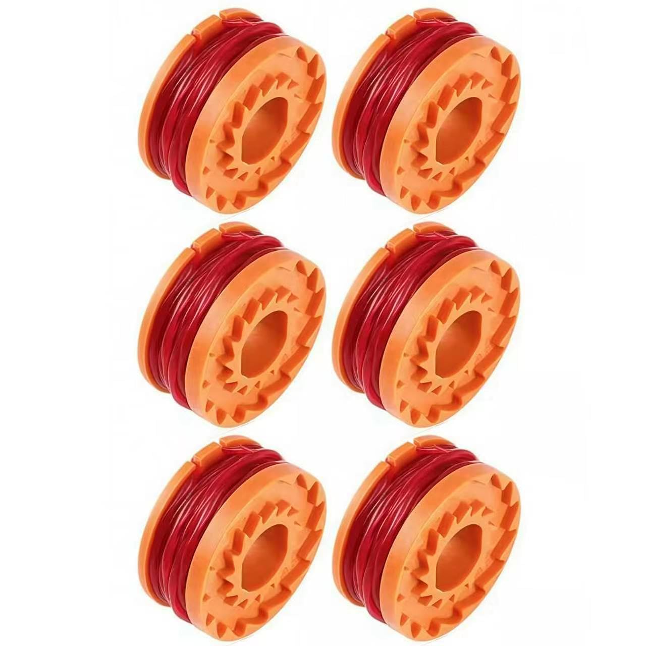 Worx Strimmer Spool Lawn Mower Strimmer Spool Grass Trimmer Spool Replacement Trimmer Spool Lawn Mower Line Worx Replacement (6 PCS)