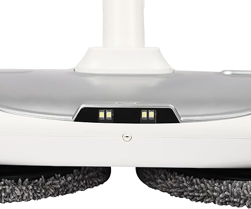 Miniatura 6 de Trapeador eléctrico con cubo de limpieza, pulidor de piso inalámbrico, paquete de 4 almohadillas para trapeador, limpieza automática, hasta 100