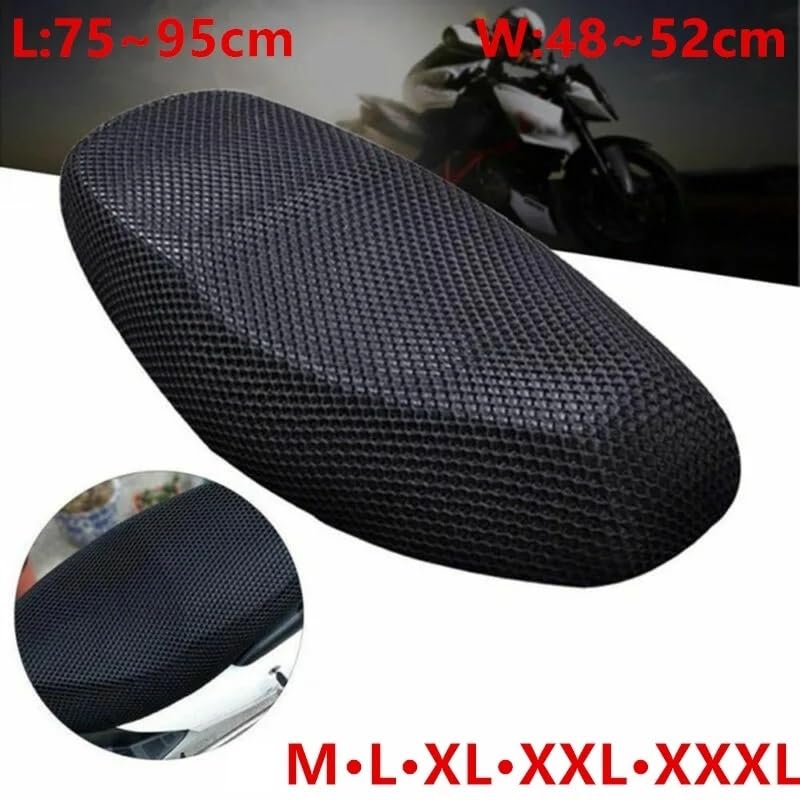 Fundas de asiento para motocicleta transpirable para solucionar el sillín caliente y deslizante 3