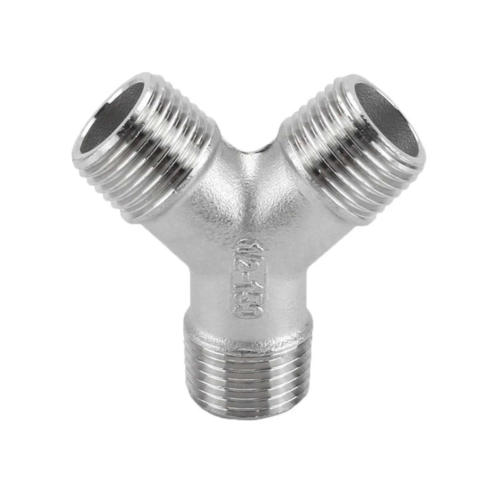Te en Y DN32 BSPT de acero inoxidable 304 con rosca interna oblicua 45 grados