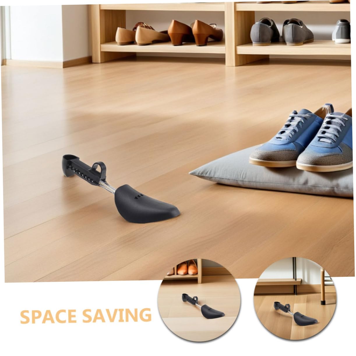 OUNONA Hormas para Zapatos Ajustables de Plástico Resistente para Hombre Soporte para Forma y Evitar Arrugas Zapatillas y Calzado Deportivo